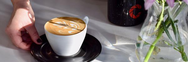 cup of coffee with beautiful latte art