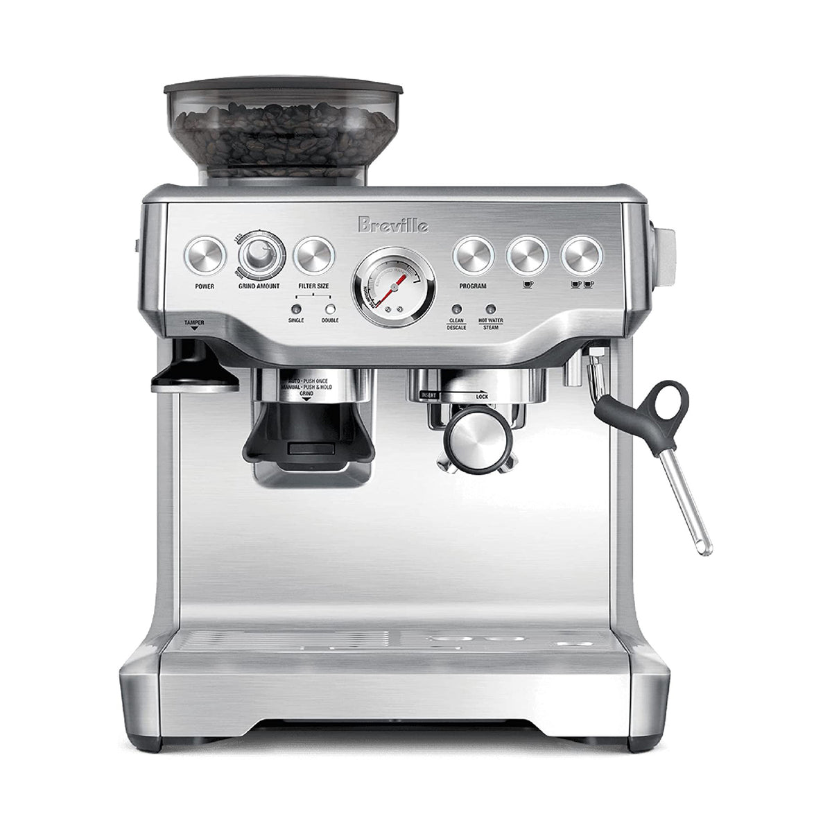 Breville 100V用変圧器付 BES870XL Breville BES870XL Express Barista BES870XL Breville 100V用変圧器付 コーヒーメーカー・エスプレッソマシン