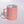 Load image into Gallery viewer, color coffee pink stainless steel camp mug with plastic lid
