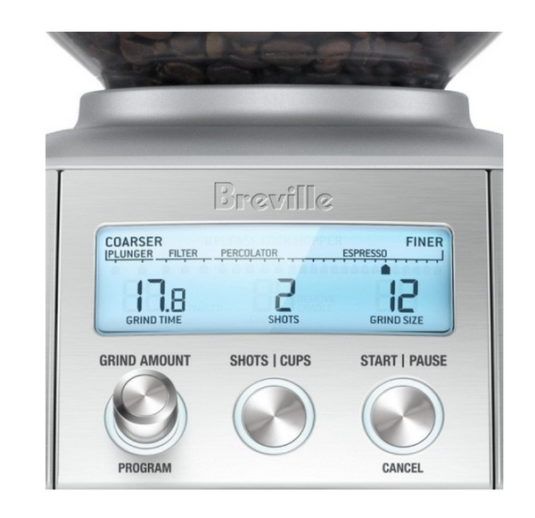 Breville Smart Grinder Pro BCG820, Pre-Programmed Settings