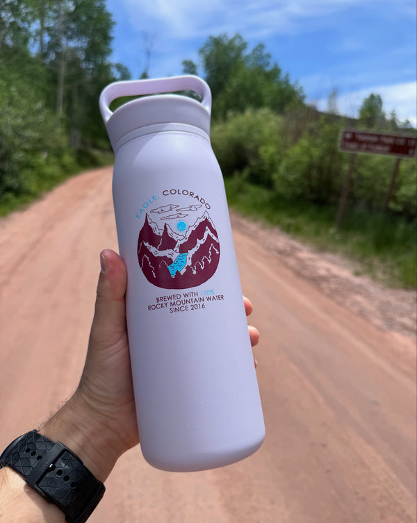 Color Coffee Wander Water Bottle - Lavender