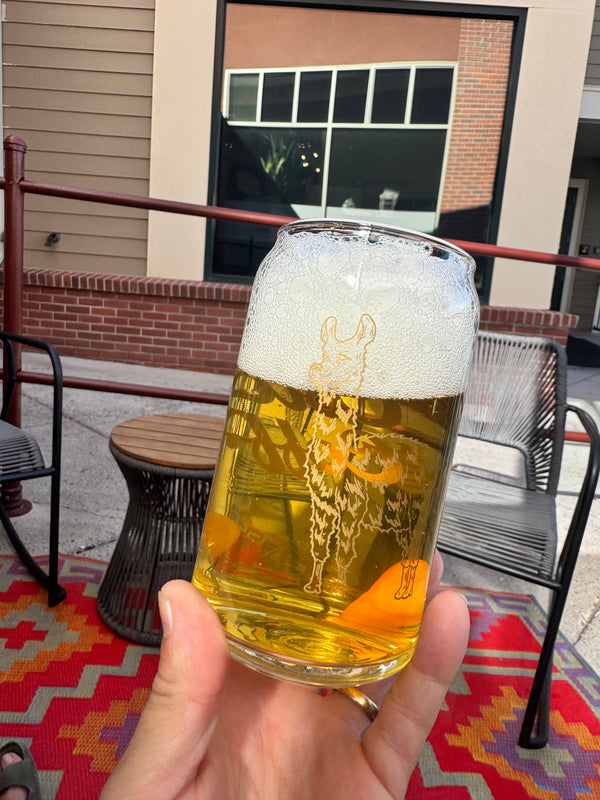 Llama Can Glass