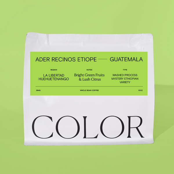 Guatemala Ader Recinos- Washed Process Mystery Ethiopian Variety