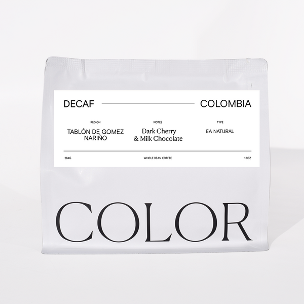 Decaf Colombia Nariño Tablón - Sugarcane Natural