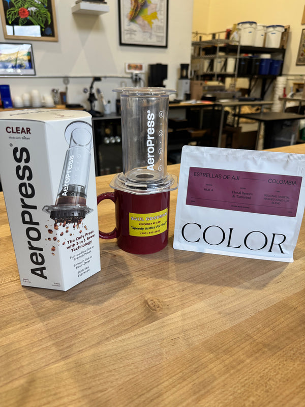 Aeropress Clear + Roaster's Choice