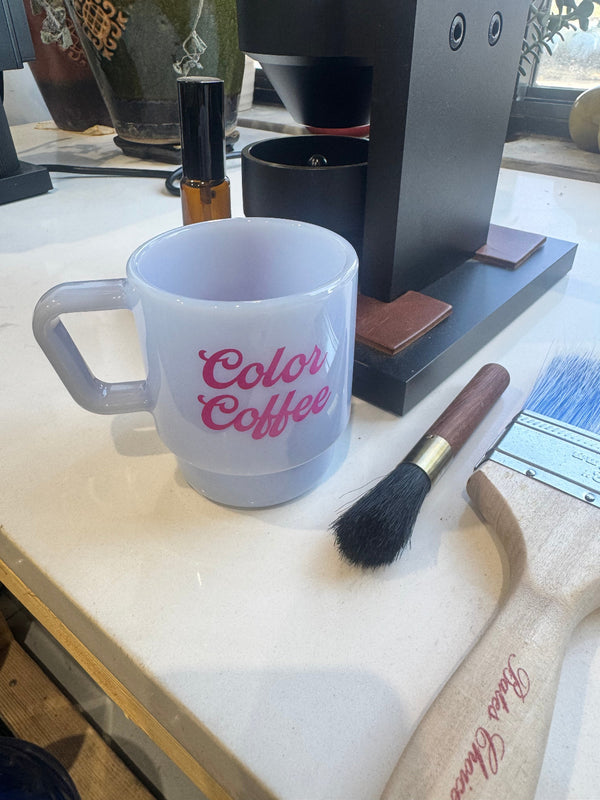 Original Color Coffee llama illustration