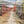 Load image into Gallery viewer, Indoor farming facility with red metal frames and a dirt path.
