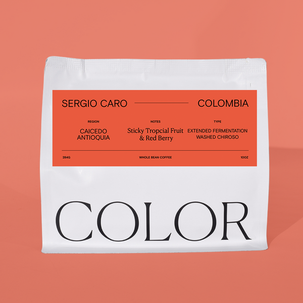 Color Coffee's Colombia Sergio Caro