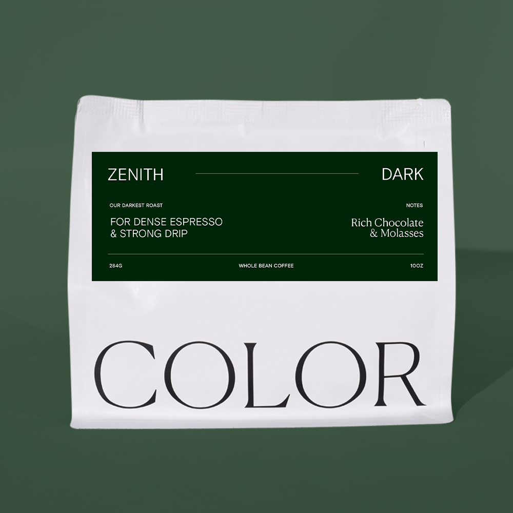 Zenith Darkest Roast Blend | Color Coffee Premium Roasters | 10 OZ